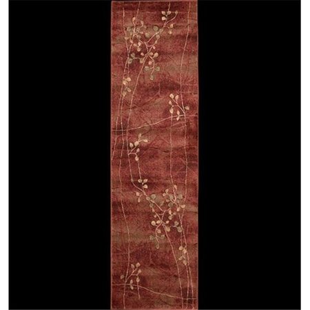 NOURISON Nourison 4796 Somerset Area Rug Collection Flame 2 ft x 5 ft 9 in. Runner 99446047960
